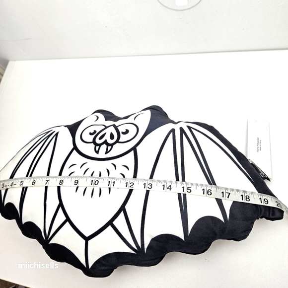 Sourpuss Batty Pillow Halloween Bat Pillow - Picture 4 of 8